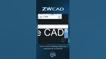 Como colocar qualquer texto em exponencial no ZWCAD