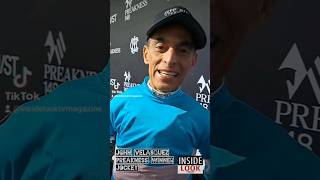 interview with jockey from Puerto Rico John Velasquez.  Winner of Preakness in Baltimore, Maryland