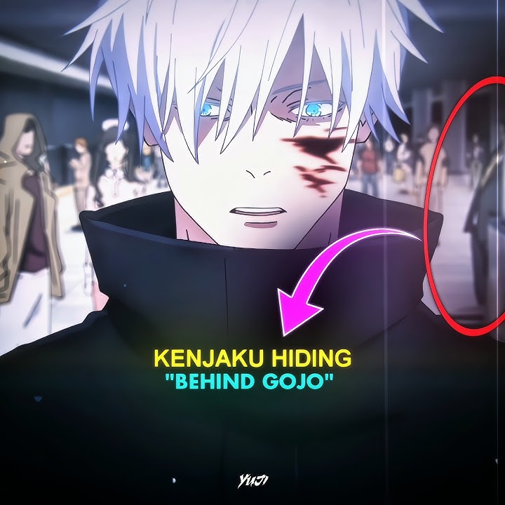Kenjaku was Hiding Behind Gojo 😳☠️ || Jujutsu kaisen #gojo #kenjaku