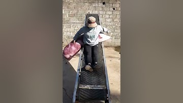 Folding belt conveyor, you don’t have to worry about loading and unloading chemical fertilizers and