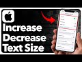 How To Increase/Decrease Text Size On The Screen (Easiest Way)(2026 Guide)