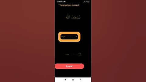 Digital Tasbeeh Counter App