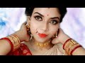 Traditional Bengali festive look|বাড়ির পূজোতে এইভাবে মেকআপ করলে কেউ চোখ সরাতেই পারবে না|