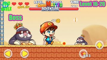Super Matteo Adventure Level 16-20 #leadgamer #games #gaming #gameplay