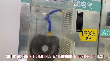 AC FAN IP55 TEST
