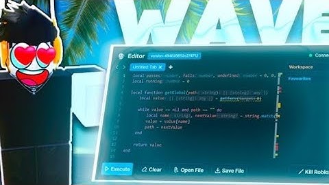 Roblox Executor WAVE Script Exploit has NO KEY use Method Showcase 2025