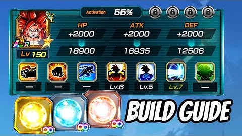 HOW TO BUILD PHY LR SS4 GOGETA EZA & WHERE CAN YOU GET THE SKILL ORBS: DBZ DOKKAN BATTLE