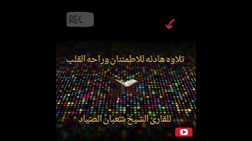 تلاوه هادئه للقلوب . فضيله الشيخ شعبان عبد العزيز الصياد.