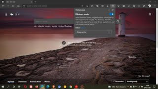 microsoft edge performance mode changed to efficiency mode