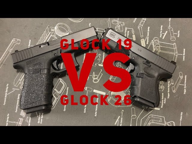 Glock 19 vs Glock 26 CCW Showdown 