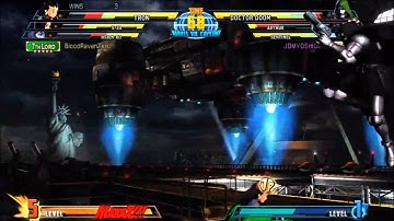 MvC3 / BloodRavenZero vs JDM Day 1 Online Casuals