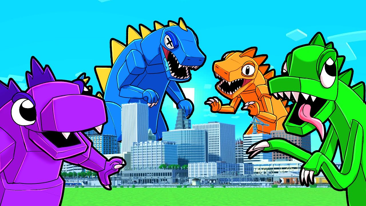 ¡EL ATAQUE DE LOS RAINBOW GODZILLAS!