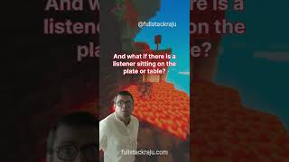 “JavaScript Event Bubbling Explained with Chamach, Thaali aur Table   #javascript #shorts #trending