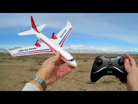 Flybear FX819 Long and High Flying Beginners RC Airplane Flight Test Review