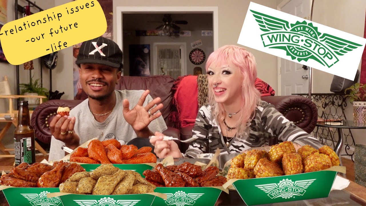 Wingstop Problems COUPLE WINGSTOP MUKBANG + Q&A (relationship problems, life together ...