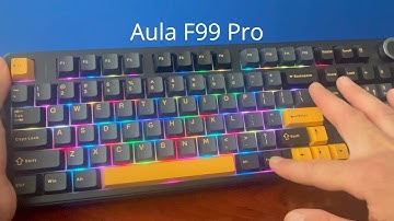 Demonstrating the features I love about the Aula F99 Pro Keyboard *FULL REVIEW*