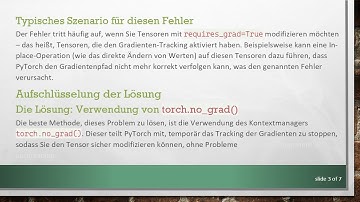 Verstehen des RuntimeError: Schützen Sie Ihre Variablen in PyTorch