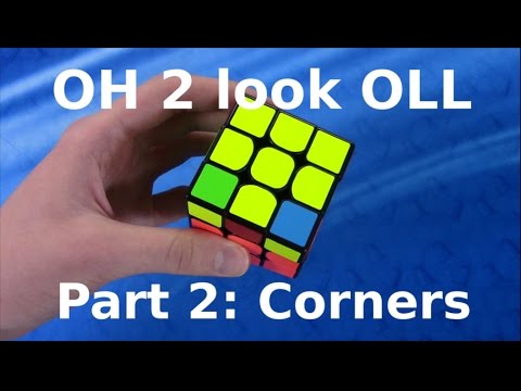 One-handed 2 look OLL: Part 2 - Corner Orientation - YouTube