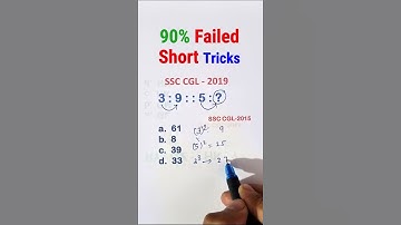 Number Analogy Reasoning Short Tricks  | #reasoning short tricks #ssc #ssccgl #sscgd #sscchsl