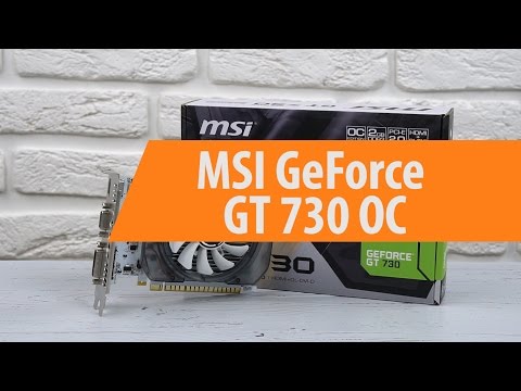 Распаковка MSI GeForce GT 730 OC / Unboxing MSI GeForce GT 730 OC