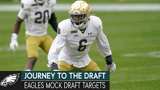 Popular Mock Draft Targets for the Eagles & Rivalry Weekend Matchups | Journey to the Draft