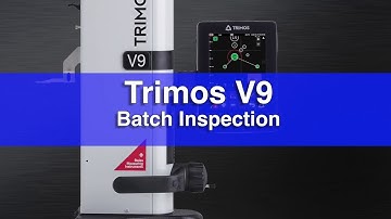 Fowler Trimos V9 Height Gage: Batch Inspection