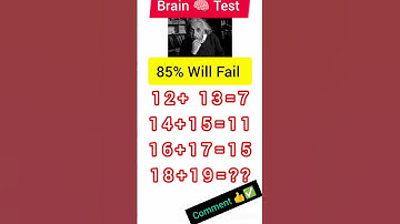 Maths IQ Test Puzzle|Only For Genius #maths #ytshorts #mathstricks #shorts #viral #puzzle #respect