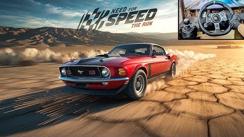 1969 Ford Mustang - Stage: Death Valley | NFS: The Run Steering Wheel Ep5