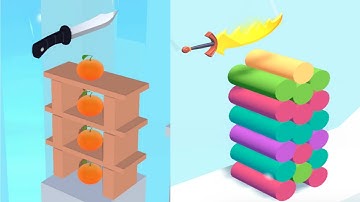 Almost Cut vs Slice Master - Very Satisfying and Relaxing ASMR Slicing Game