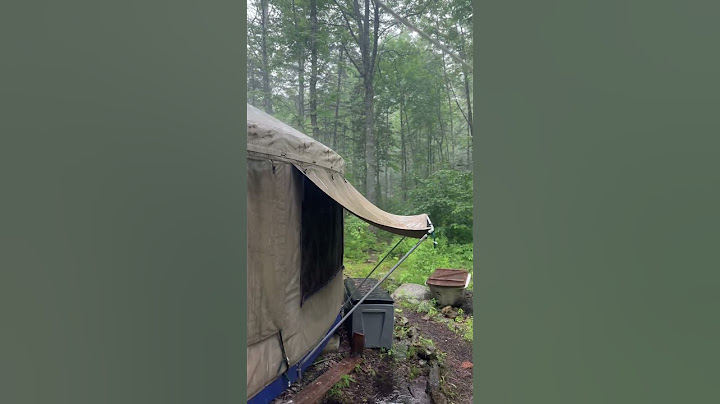 5 Things to know about YURT LIFE # 1: Rain