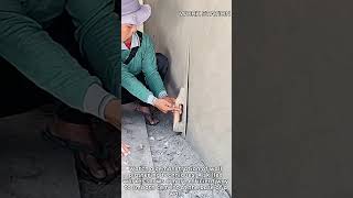 Details Construction Hacks: Efficient Wall Plastering Technique #worker #process #construction #masonry Guide