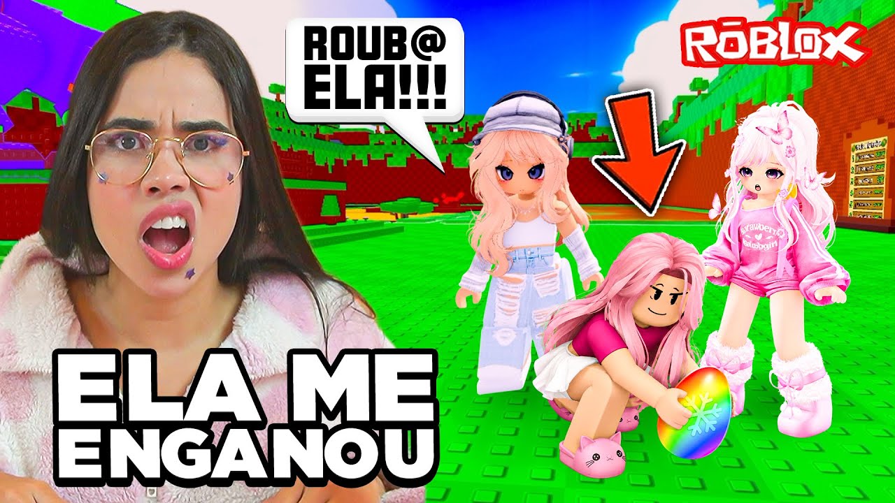 O DIA QUE MINHA INSCRITA ME ENGANOU NO ROBLOX