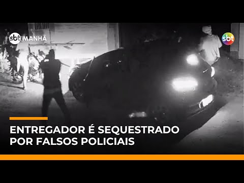 Video entregador-e-sequestrado-apos-homens-armados-se-identificarem-como-policiais-sbt-manha
