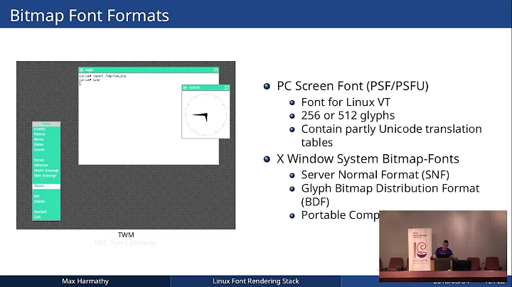 Linux Font Rendering Stack