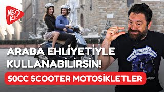 Araba Ehliyeti Ile Kullanabilirsin 50Cc Scooter Motosi̇kletler