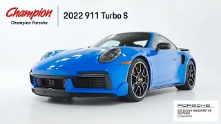 Champion Porsche Exclusive Manufaktur | 911 Turbo S Shark Blue