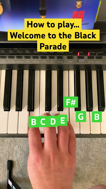 How to play Welcome to the Black Parade piano tutorial #pianotutorial