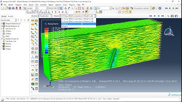 Simulation fluid structure interaction in ABAQUS