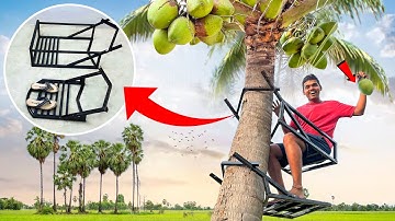 DIY Coconut Tree Climbing Machine 🔥🔥 Making Coconut Tree CLIMBING ROBOT...😱😱 Telugu Experiments