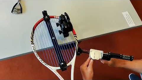 Portable tennis stringing tool