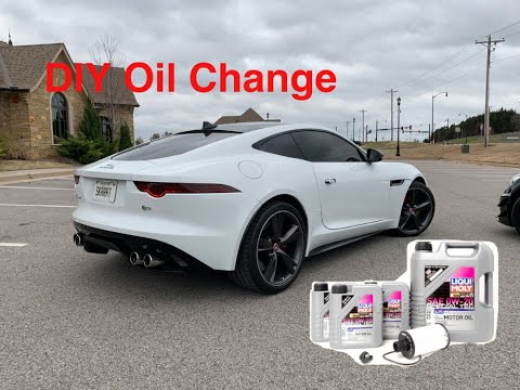 Jaguar F-Type R – DIY Oil Change