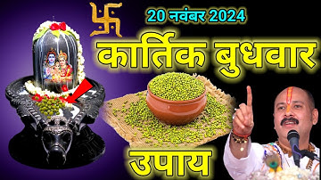 20 नवंबर बुधवार पंचमी तिथि के दिन 7 हरे मूंग वाला उपाय जरूर करें || Pradeep Ji Mishr#pardeepmishra