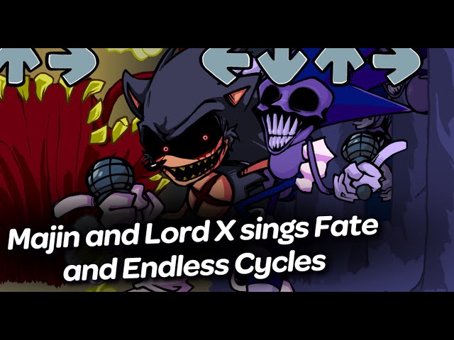 Endless Cycles Week 5 reskin (Lord X & Majin) [Friday Night Funkin