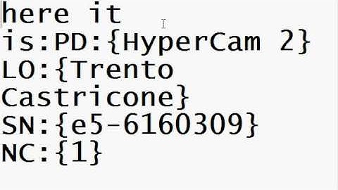 free hypercam 2 license code 2010