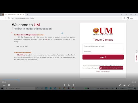 UM Tagum College Online Enrolment Guide - NEW