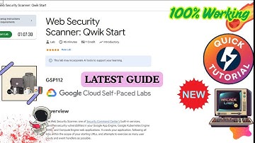 Web Security Scanner: Qwik Start | NEW | #GSP112 #qwiklabs #arcade