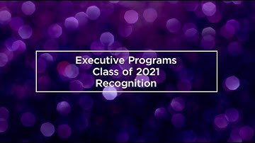 NYU Stern Executive Programs Class of 2021 Recognition