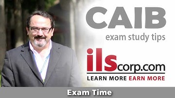 CAIB Exam Study Tips: Exam Time