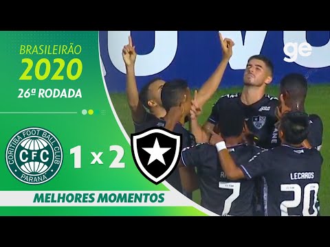CORITIBA 1 X 2 BOTAFOGO | MELHORES MOMENTOS | 26ª RODADA BRASILEIRÃO 2020 | ge.globo