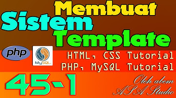 Membuat Sistem Template, 45 1, Header Penambahan Position dan Z Index, PHP, MySQL, CSS Tutorial Seri